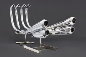 4-4 AUSPUFF MIT SCHELLE KRÜMMERÜBERGANG(HERSTELLER:MRS JAPAN)