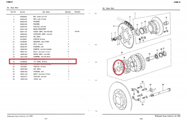 O-RING REAR HUB