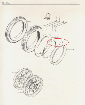 BAND FRONT RIM