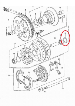 Preview: SPRENGRING RADNABE HINTEN