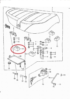 DAMPER RUBBER SEAT