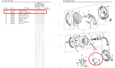 Preview: PIEPSER BLINKER MIT HALTER  (GEBRAUCHTTEIL)