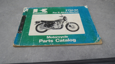 PARTS CATALOG Z750 D1 (GEBRAUCHTTEIL)