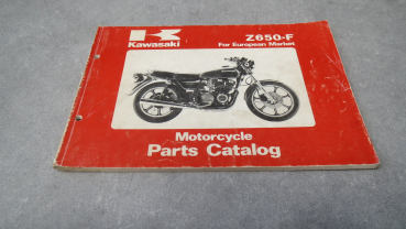 PARTS CATALOG Z650F (GEBRAUCHTTEIL)