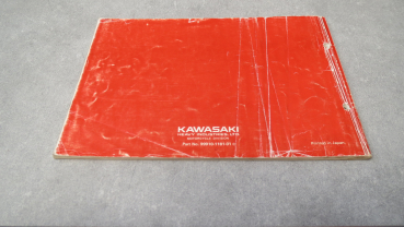 Preview: PARTS CATALOG Z650F (GEBRAUCHTTEIL)
