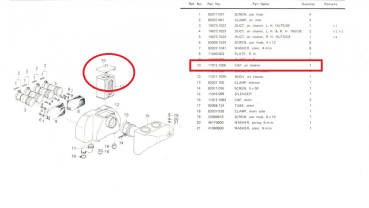 Preview: DECKEL LUFTFILTER MK2/Z1R