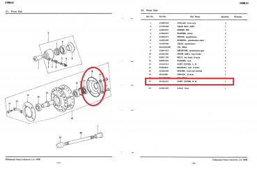 COVER FRONT HUB SET