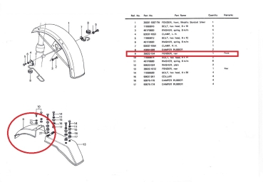 Inner Fender Z1000