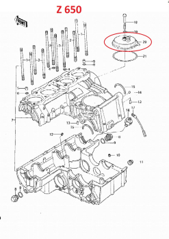 Preview: DECKEL MOTORENTLÜFTUNG (SCHWARZ) (ORIGINAL KAWASAKI)