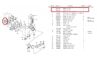 CLAMP AIR INLINET