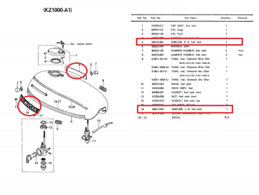 Preview: TANKEMBLEM (140MM LOCHABSTAND)