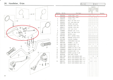 CLUTCH LEVER ASSY