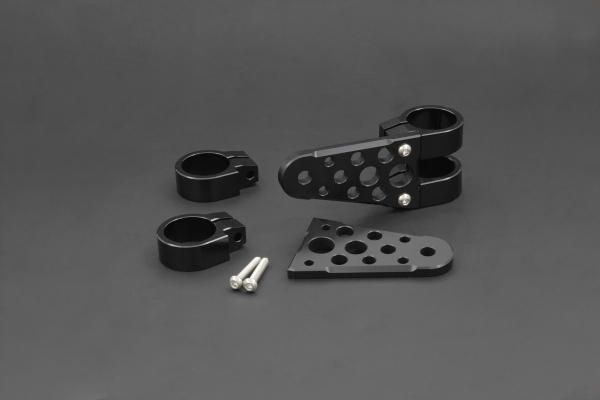 BRACKETS HEADLIGHT BLACK 36MM