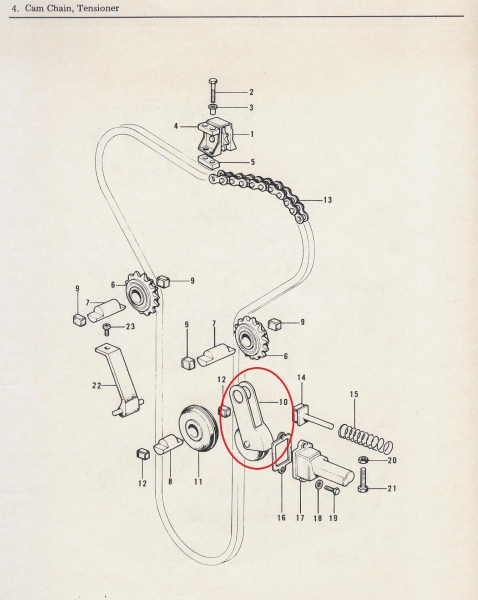 CAMCHAIN TENSIONER ASSY