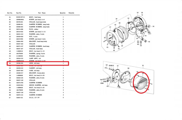 LENS TAIL LAMP