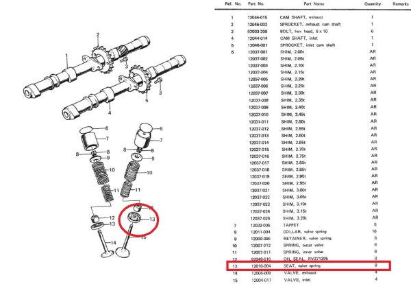 VALVE SPRING SEAT