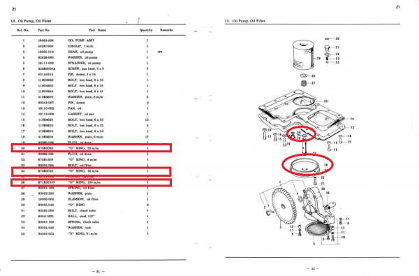 O-RING SET ÖLWECHSEL (ÖLFILTERBOLZEN FRÜHE VERSION)