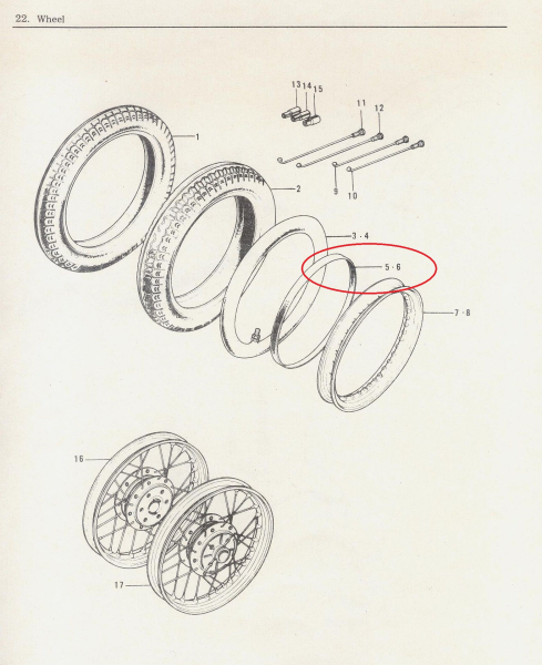 BAND FRONT RIM