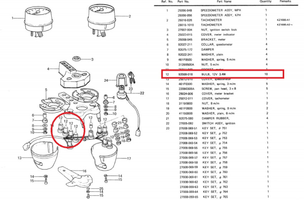 BULB CONTOR-LAMPS 3W