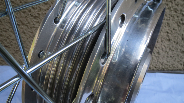 HINTERRAD Z1 "1972" RESTAURIERT (GEBRAUCHTTEIL)