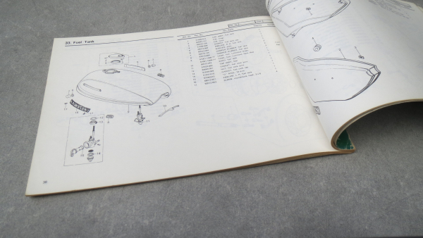 PARTS CATALOG Z750 D1 (GEBRAUCHTTEIL)