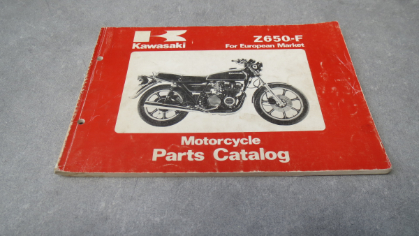 PARTS CATALOG Z650F (GEBRAUCHTTEIL)