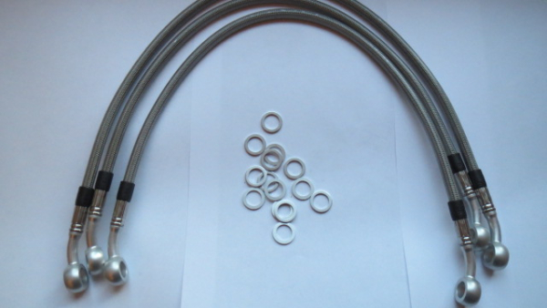 BREMSLEITUNGEN STAHLFLEX SILBER AB 1980