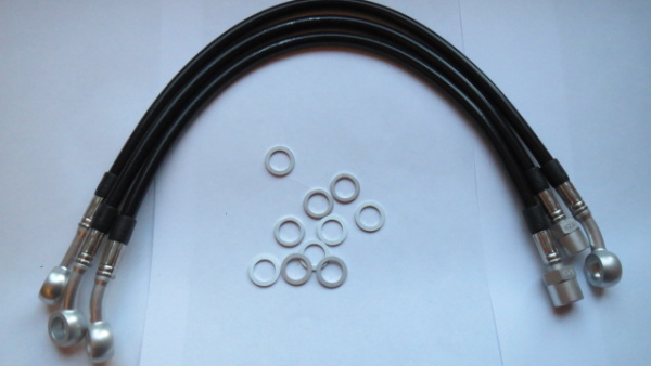 BREMSLEITUNGEN STAHLFLEX SCHWARZ 1976-77