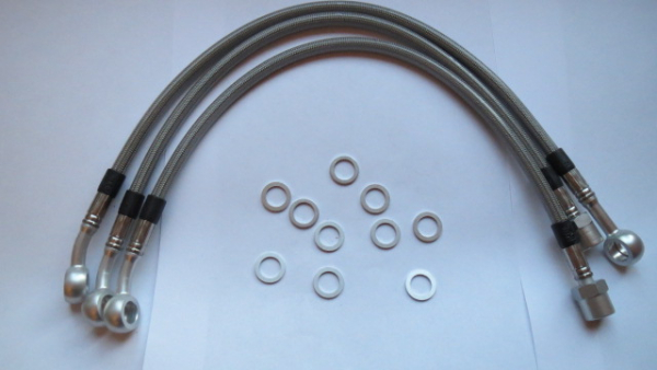 BREMSLEITUNGEN STAHLFLEX SILBER 1976-77