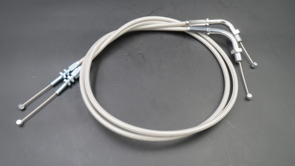 GASZÜGE SET STAHLFLEX (1000MM)