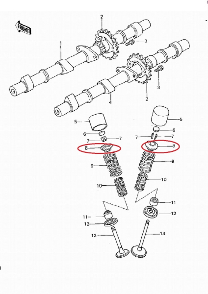 RETAINER VALVE SPRING