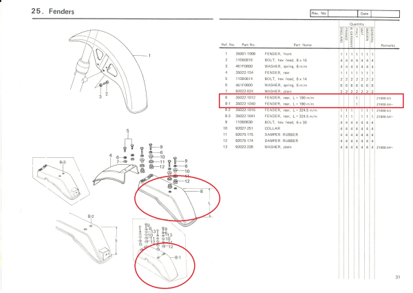 SCHUTZBLECH HINTEN (USA-VERSION)